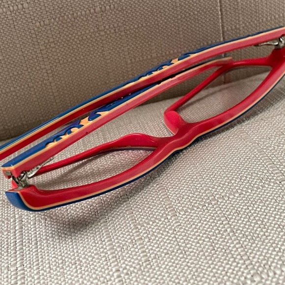 Ray-Ban Women Eyeglasses Blue/Red Tone RB1535 48[]16 130 Glasses Retail $130 - Picture 7 of 12